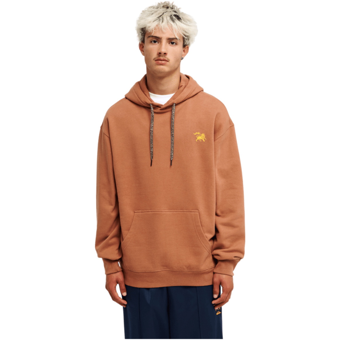 2026 Quiksilver Mens Bob Marley Zion Hoodie EQYFT05267 - Rawhide